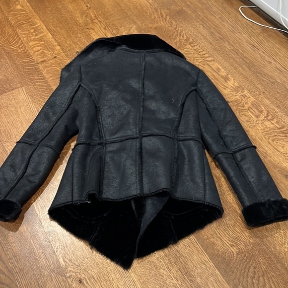 Cupcakes and Cashmere Women’s Coat Black Size Small - Picture 4 of 4